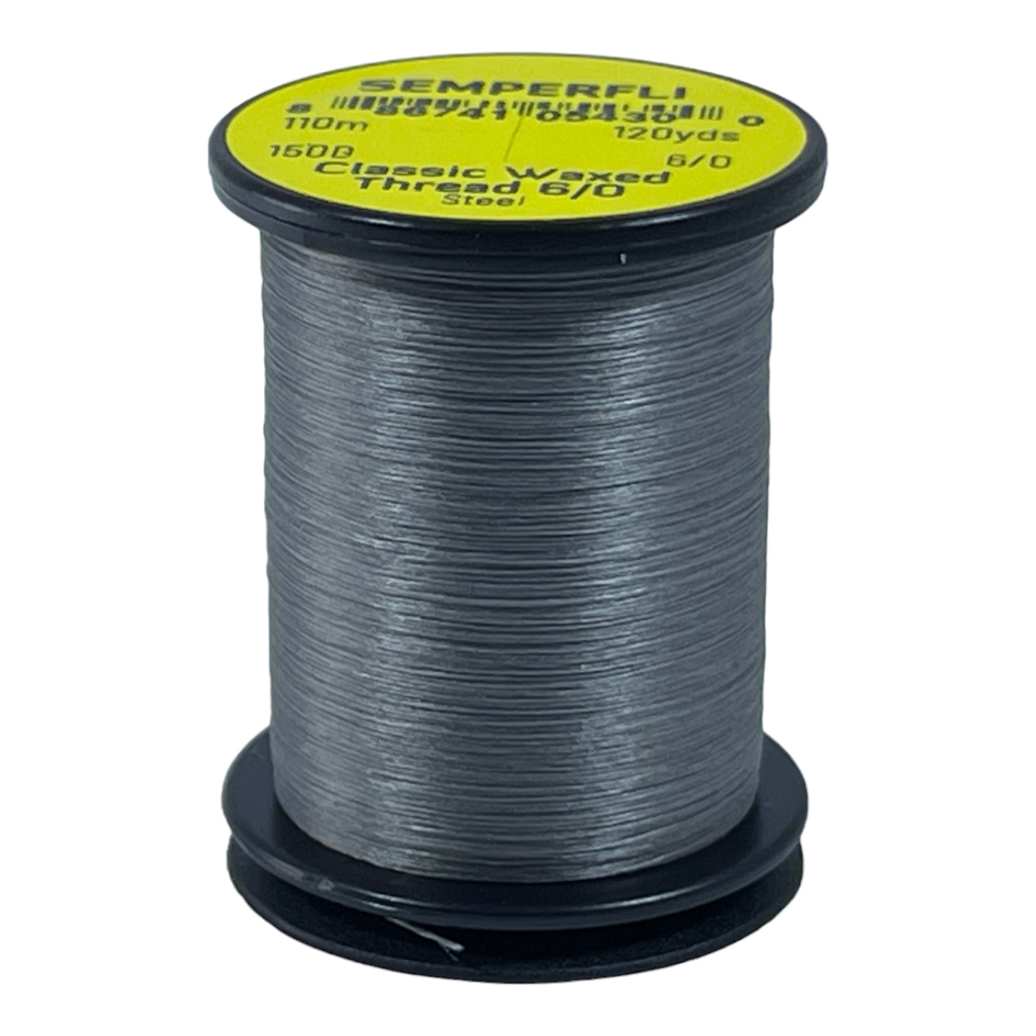 Semperfli Classic Waxed Thread 6/0 110m (120 Yards) Steel